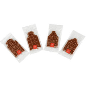 Chocolade geveltje in flowpack