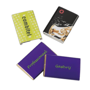 Chocolade kaartjes