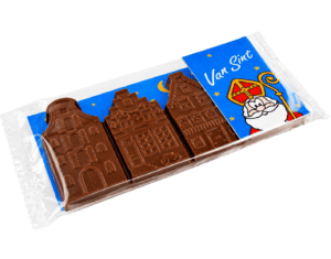 Chocolade gevelstraatje Sinterklaas