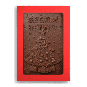 Chocoladekaart Kerst