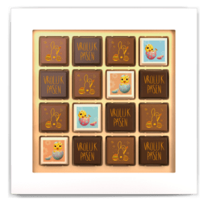 Doosje met 16 Paaspralines