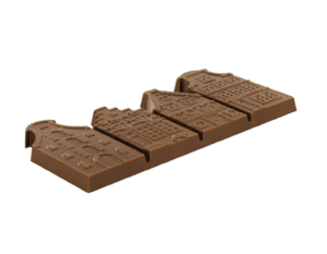 Chocolade gevelstraatje Kerst
