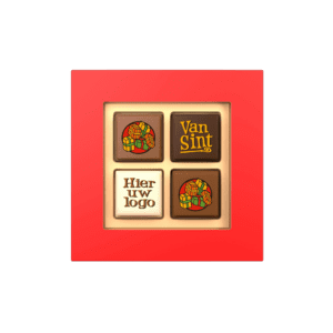 Doosje met 4 Sintpralines