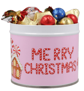 Blik met Kerstchocolade