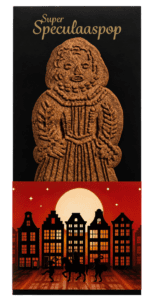 Speculaaspop 250 gram met  bedrukte sleeve