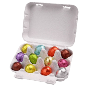 Eierdoosje met 12 Paaseitjes