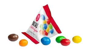 Driehoek zakje M&M Peanuts