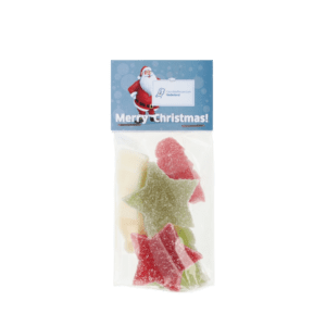 Kopkaartzakje met Kerst confiserie