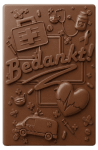 Dag van de zorg Chocoladekaart 3D