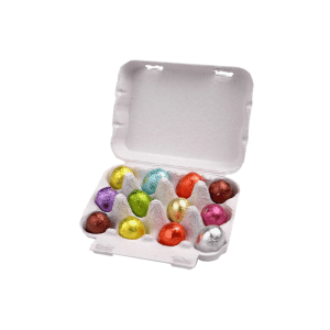 Eierdoosje met 12 Paaseitjes