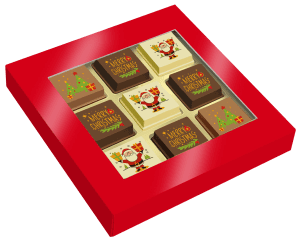 Doosje met 9 Kerstpralines