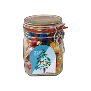 Medium weckpot met Kerstvulling